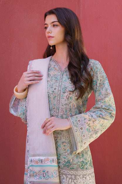 Baroque | Luxury Pret 24 | LAWN UF-576 - House Of Anaya