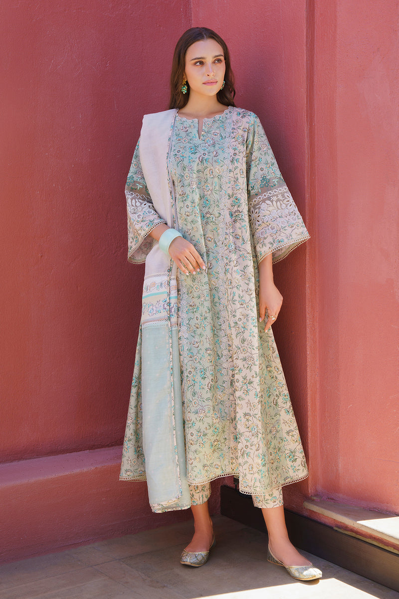 Baroque | Luxury Pret 24 | LAWN UF-577 - House Of Anaya