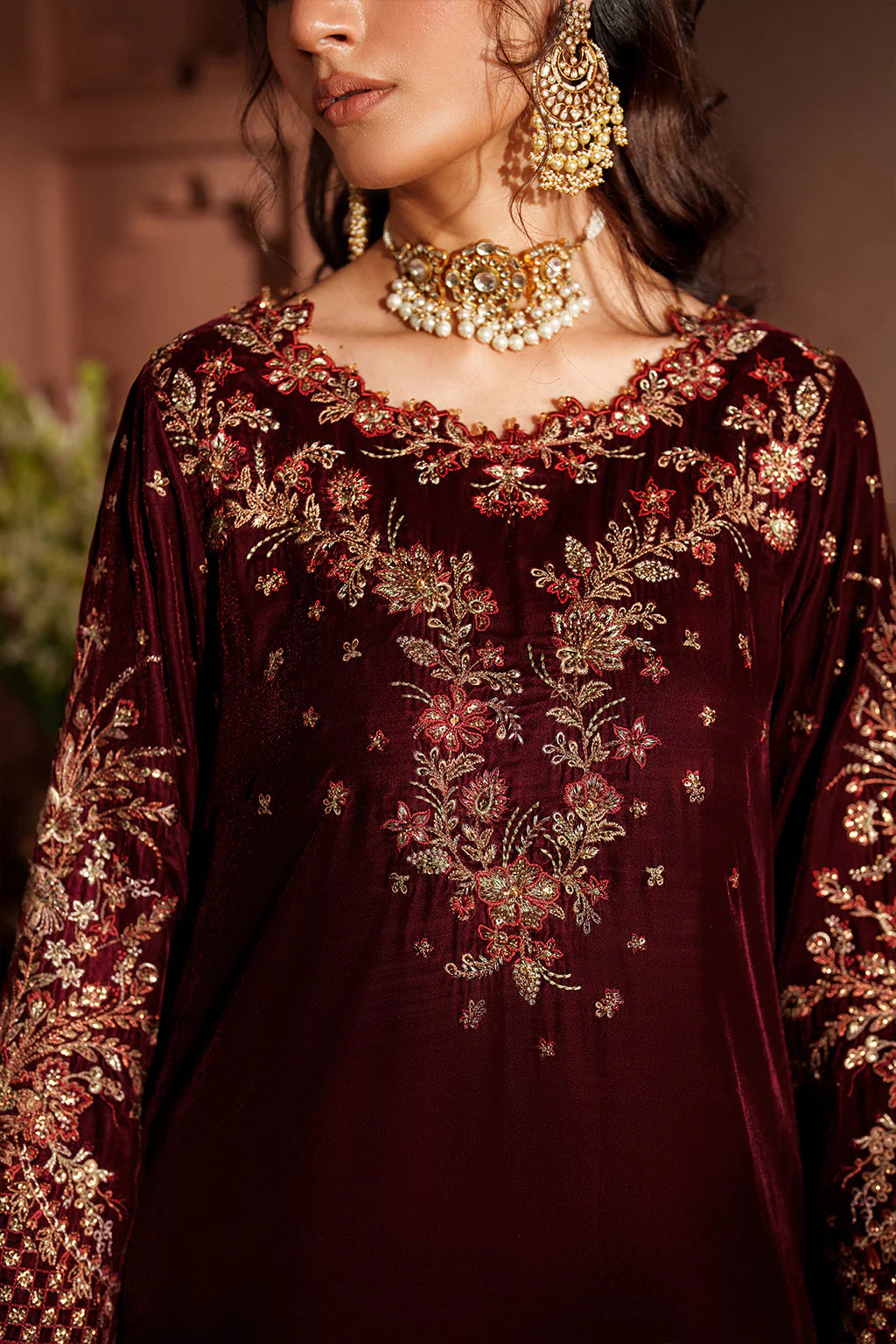 IZNIK | Raagni Velvet Formals | IV-55 Embroidered Velvet