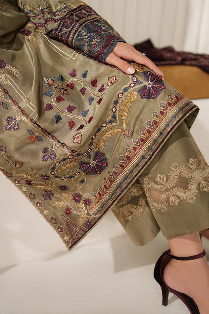 Iznik | Exclusive Formals | UE-614 Embroidered Ramen Silk