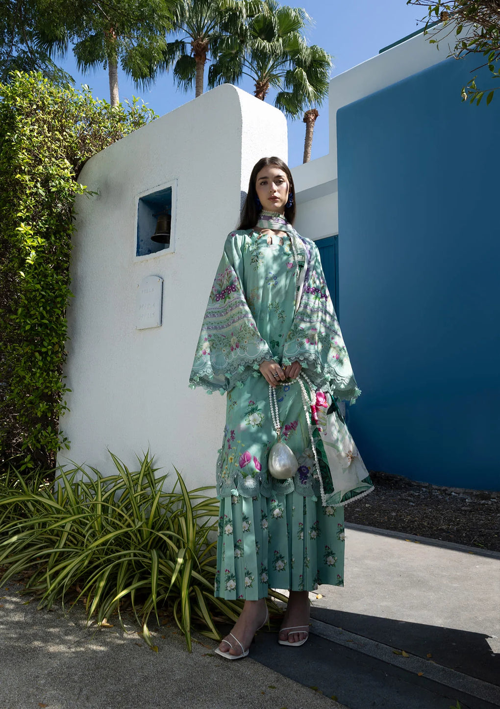 Elaf Premium | Prints Collection 26 | EPN-7A TEAL ME