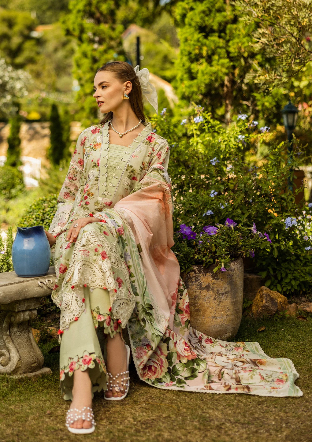 Elaf Premium | Print Chikankari 25 | ELK-04A DEAR PARADISE