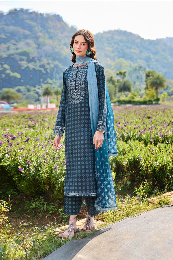 Farasha | Printed Essentials’26 | Blue Reverie