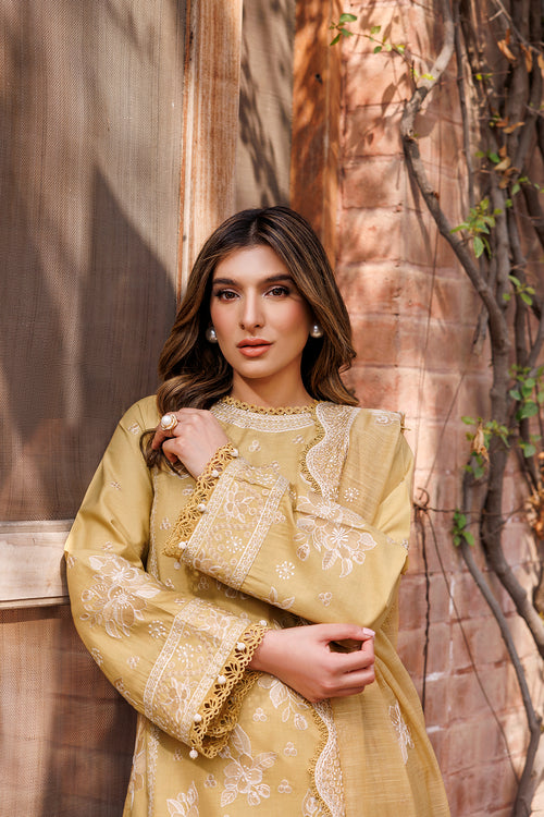 Farasha | Dastoor Embroidered Lawn SS24 | TUSCANY DREAM - House Of Anaya