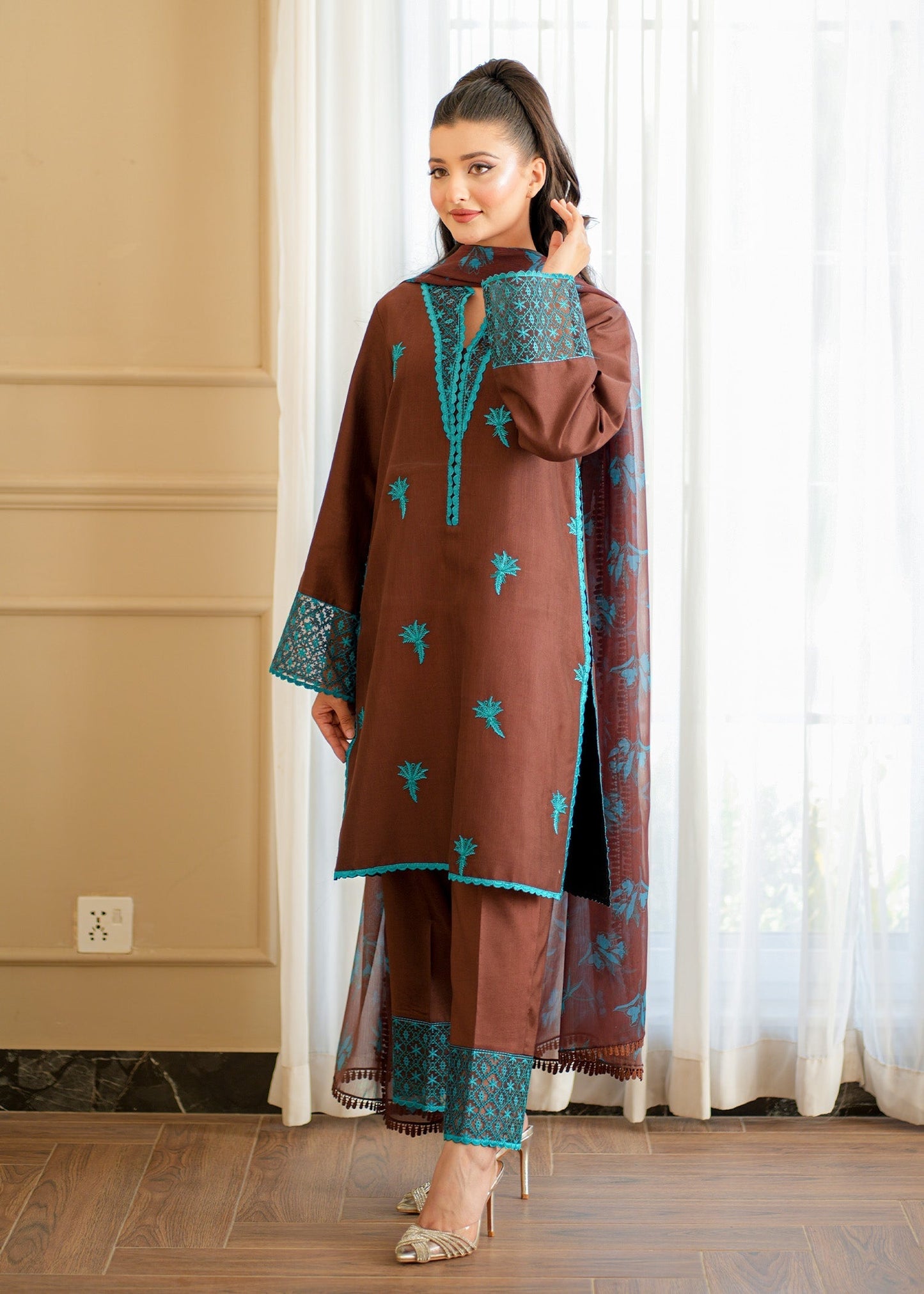 Fozia Khalid | Silk Spire | COCOA - House Of Anaya