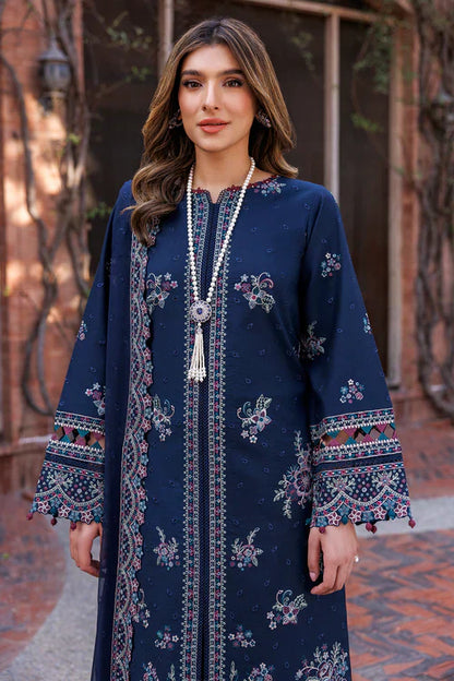 Farasha | Kaavish Lawn 24 | DEEP SAPPHIRE - House Of Anaya