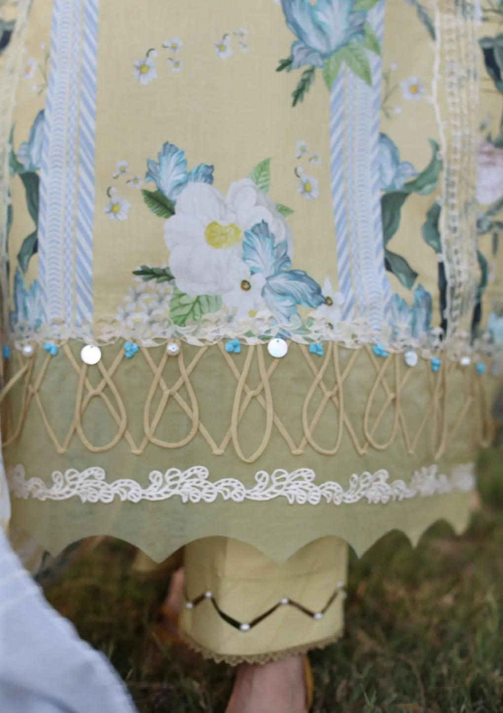 Elaf Premium | Prints Chikankari 24 | 05A CITRUS CRUSH - House Of Anaya