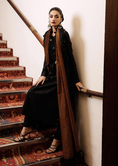 Hussain Rehar | Luxury Pret SS 24 | Khaki - House Of Anaya