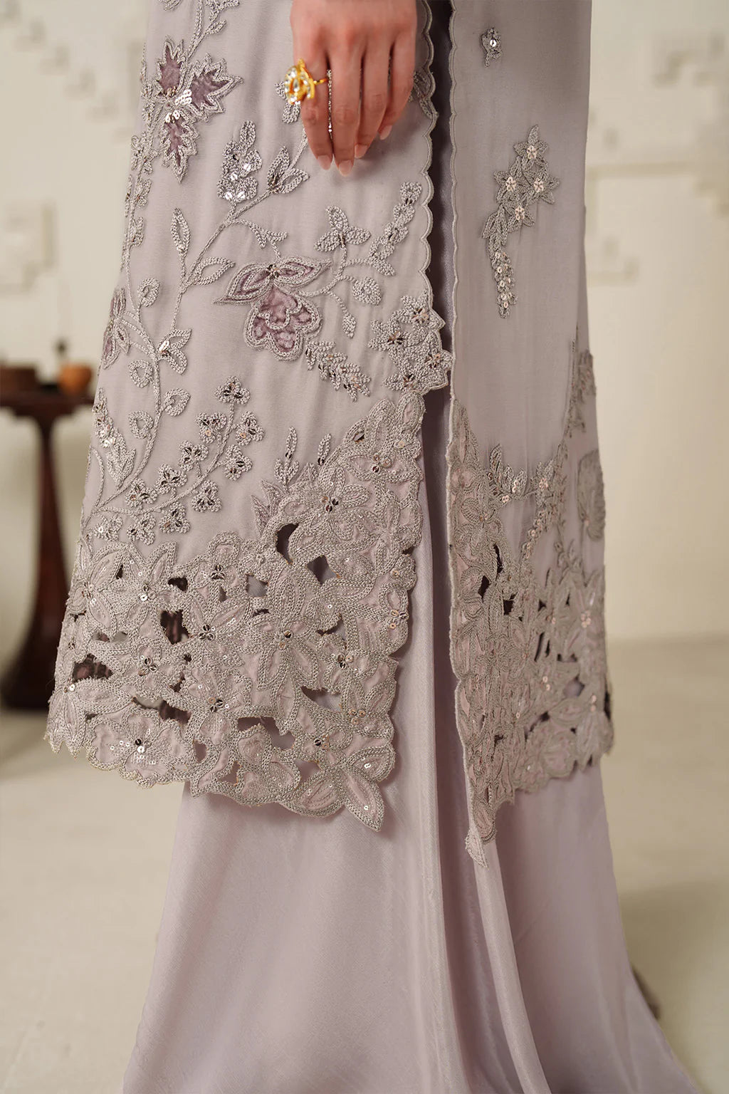 Iznik | Festive Formals | UE-618 Embroidered Chiffon