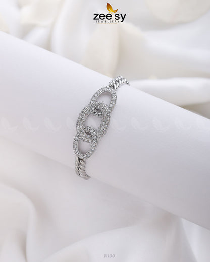 Three Linked Circles Bracelet - Libasekhas