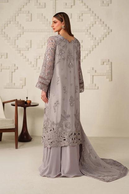 Iznik | Festive Formals | UE-618 Embroidered Chiffon