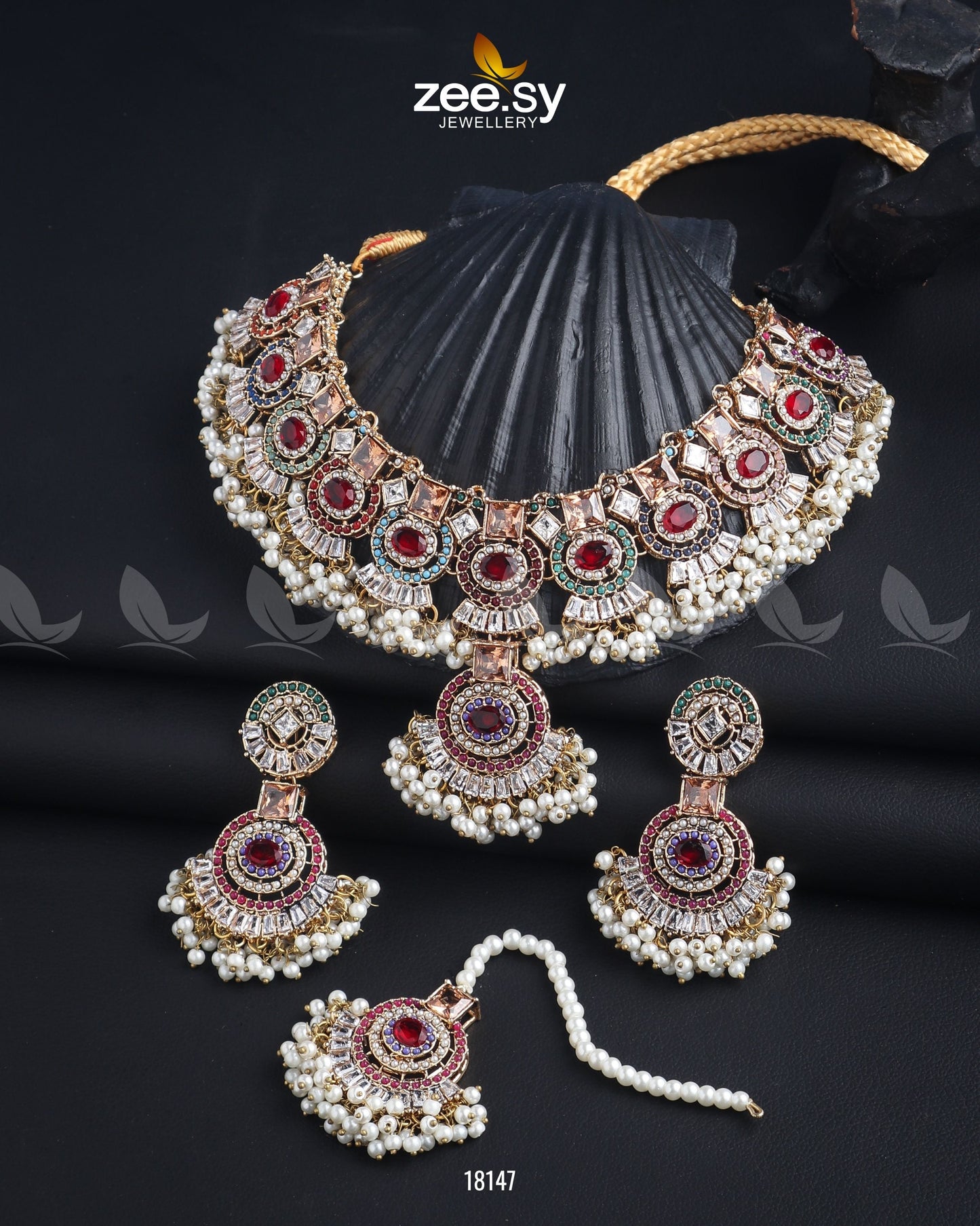Anaya Necklace Set - Libasekhas