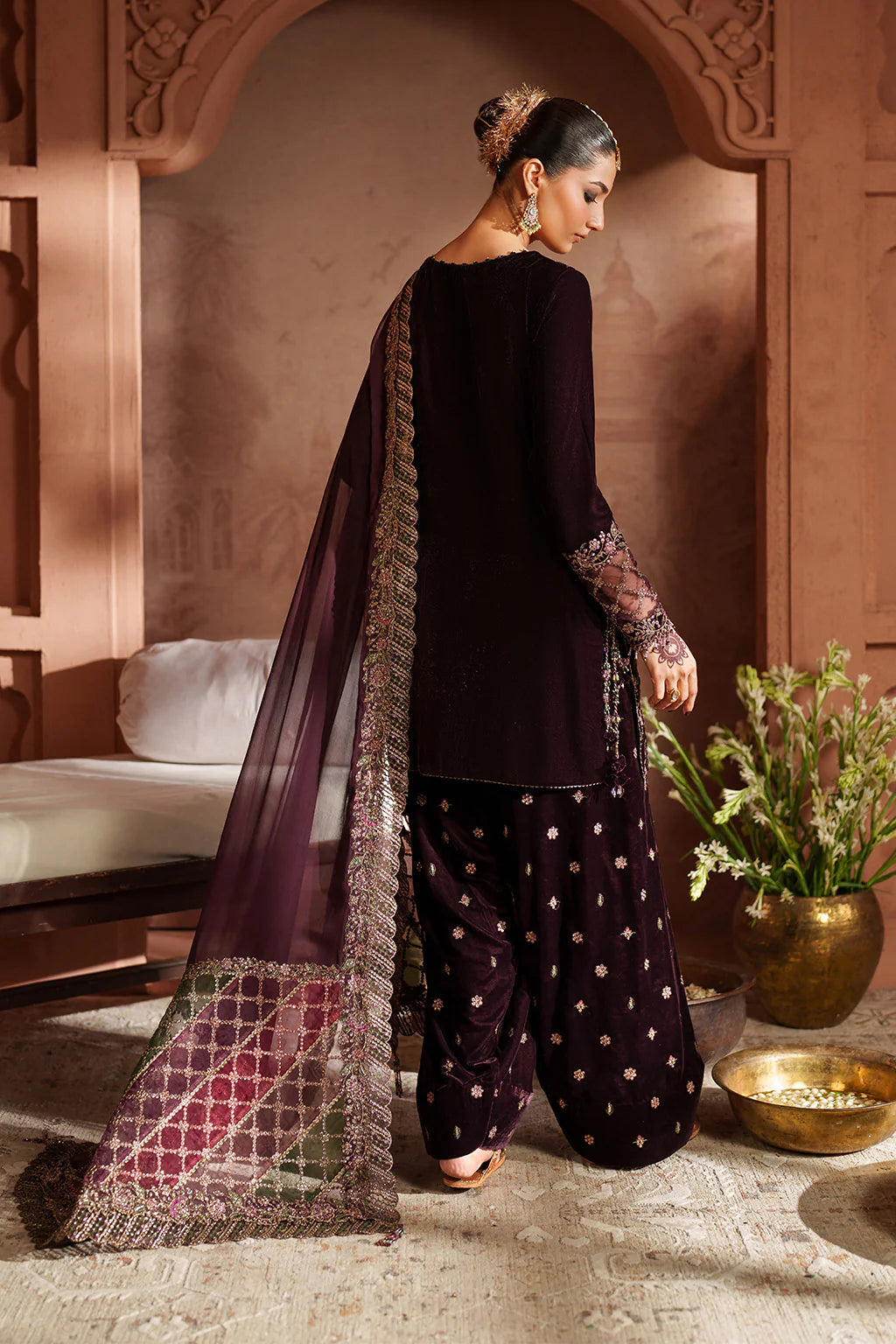 IZNIK | Raagni Velvet Formals | IV-61 Embroidered Velvet