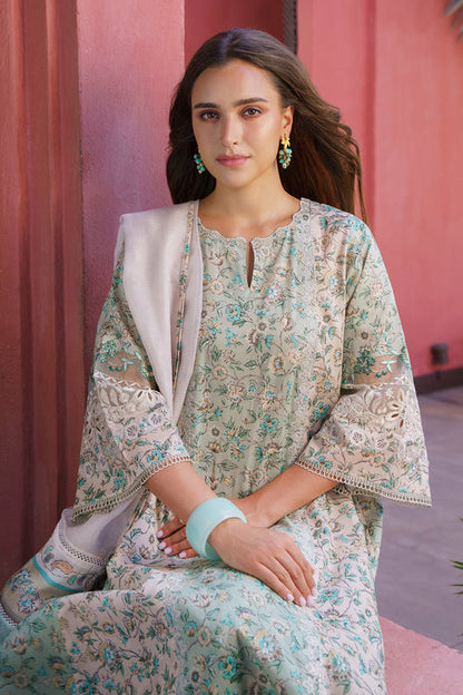 Baroque | Luxury Pret 24 | LAWN UF-577 - House Of Anaya