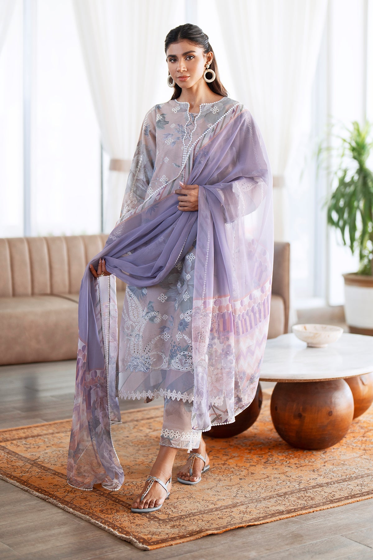 Baroque | Embroidered Lawn | SF-4079