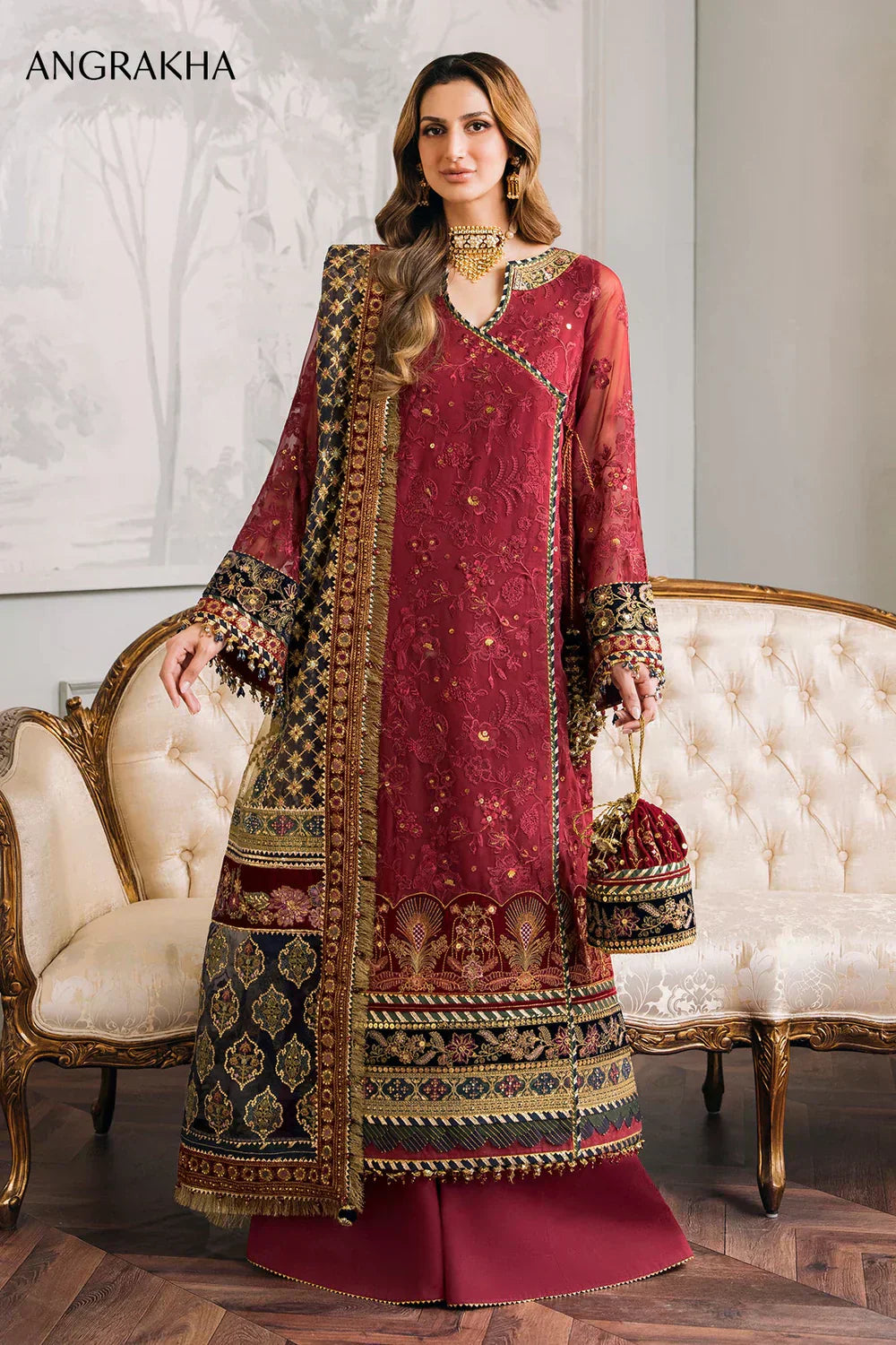 Baroque | Chantelle Embroidered Collection | CH12-07 - House Of Anaya