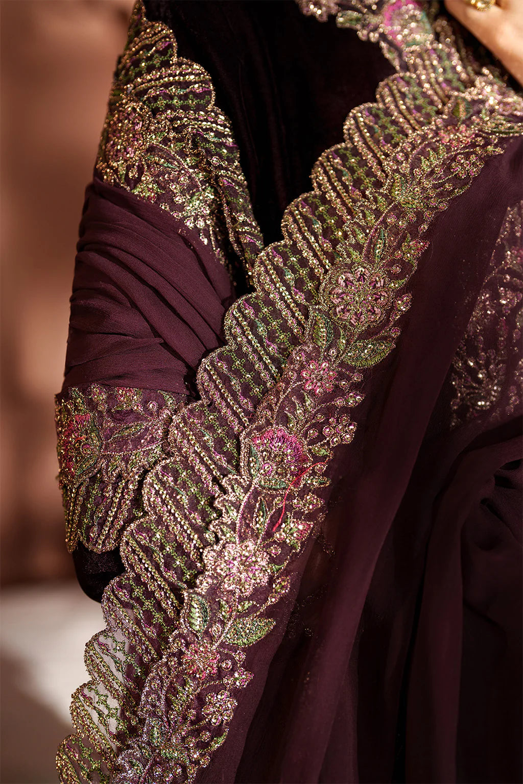 IZNIK | Raagni Velvet Formals | IV-61 Embroidered Velvet