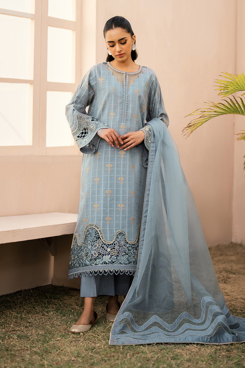Baroque | Luxury Pret 24 | JACQUARD LAWN UF-606 - House Of Anaya