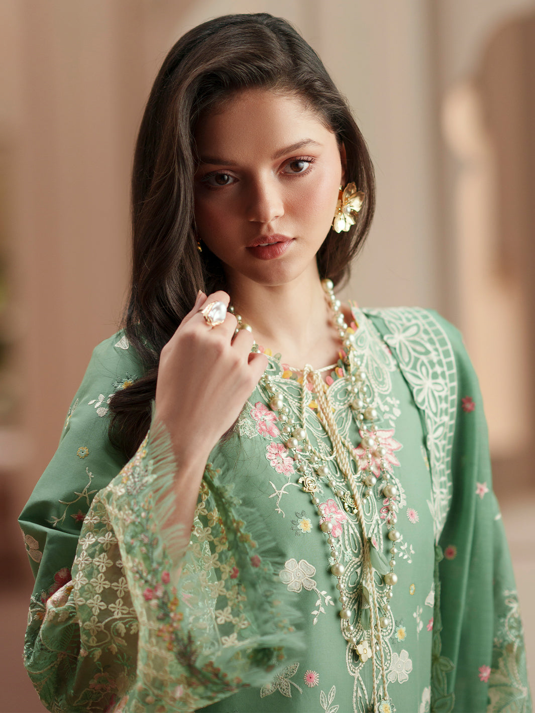 Bin Ilyas | Mashriq Luxury Lawn 26 | D-117-A