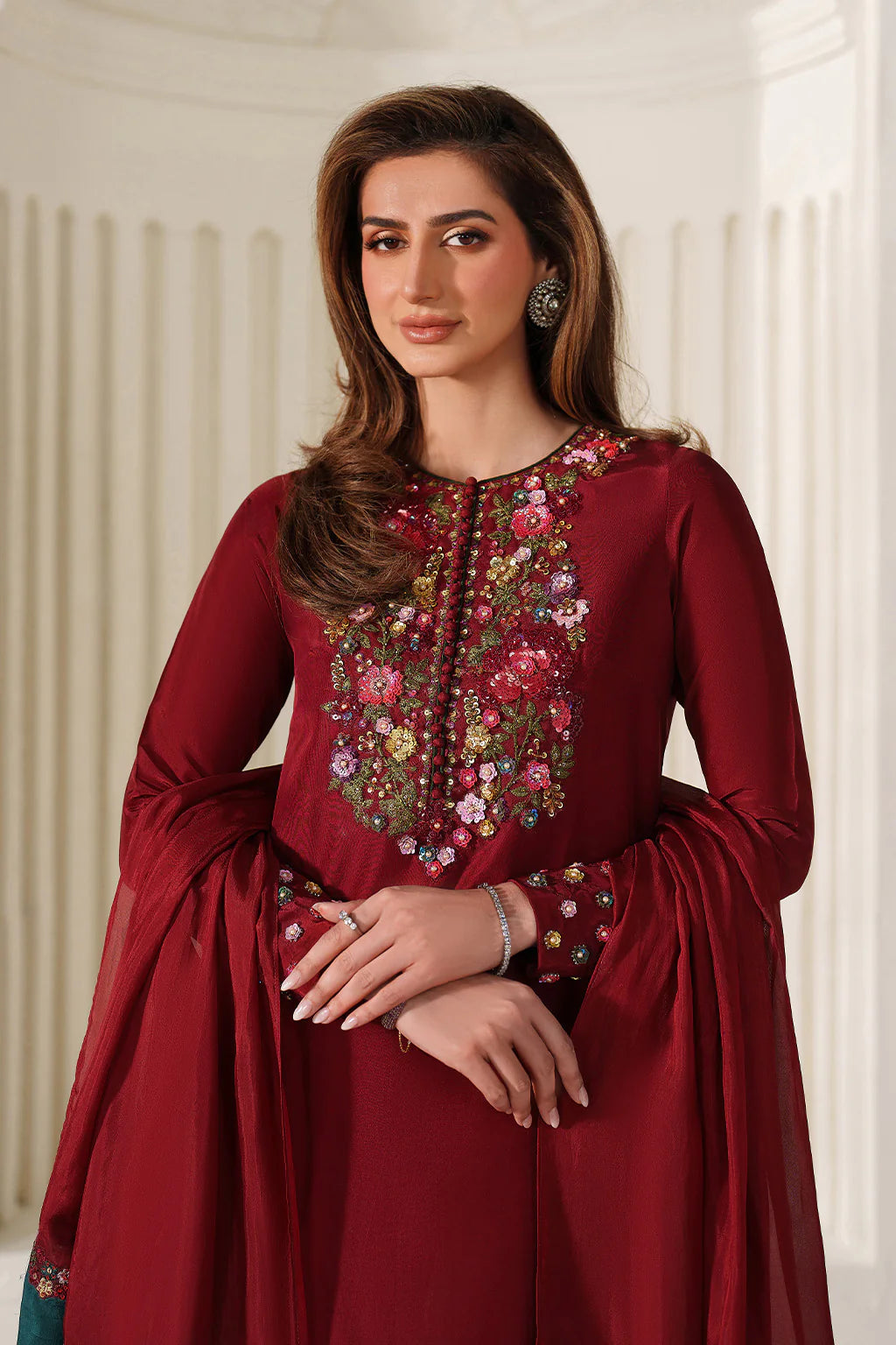 Iznik | Festive Formals | UE-612 Ramen Silk