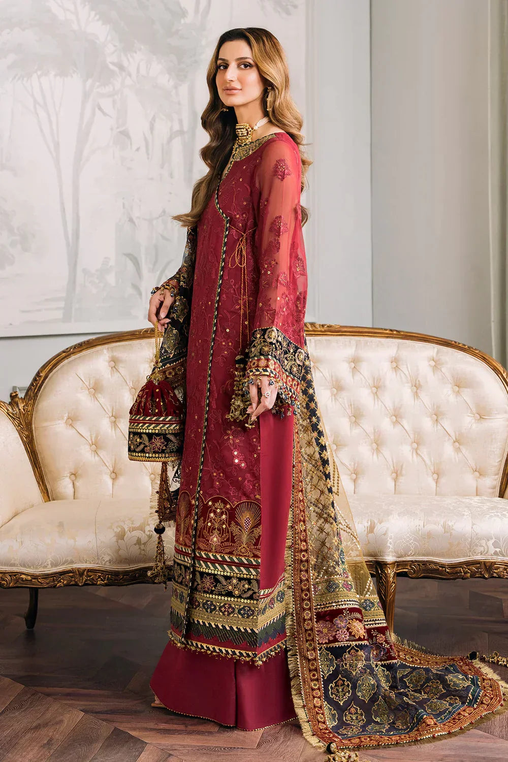 Baroque | Chantelle Embroidered Collection | CH12-07 - House Of Anaya