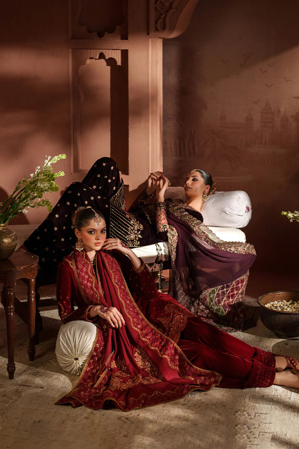 IZNIK | Raagni Velvet Formals | IV-61 Embroidered Velvet