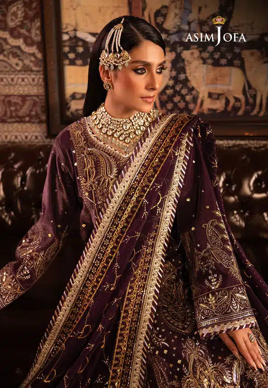 Asim Jofa | Makhmal Wedding Velvet 23 | AJMM-06 - House Of Anaya