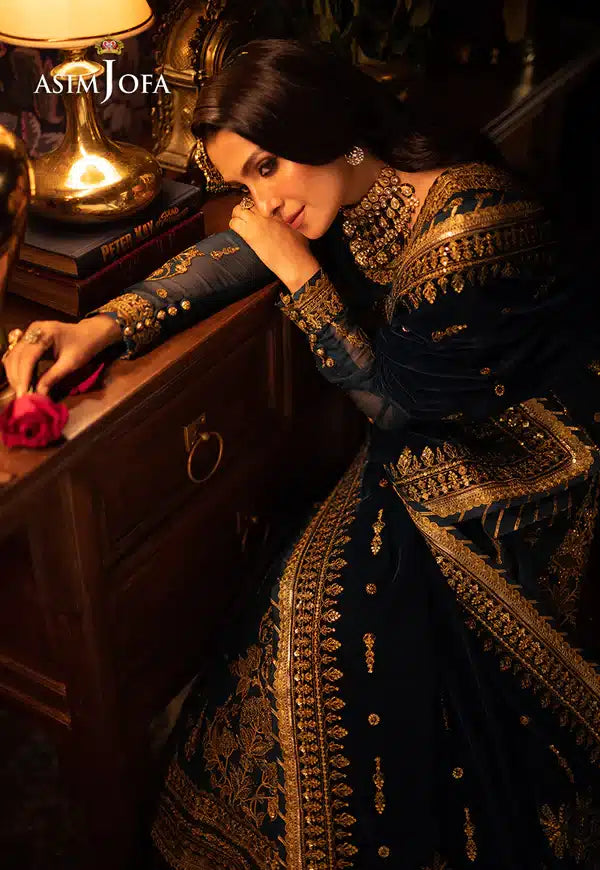 Asim Jofa | Makhmal Wedding Velvet 23 | AJMM-07 - House Of Anaya