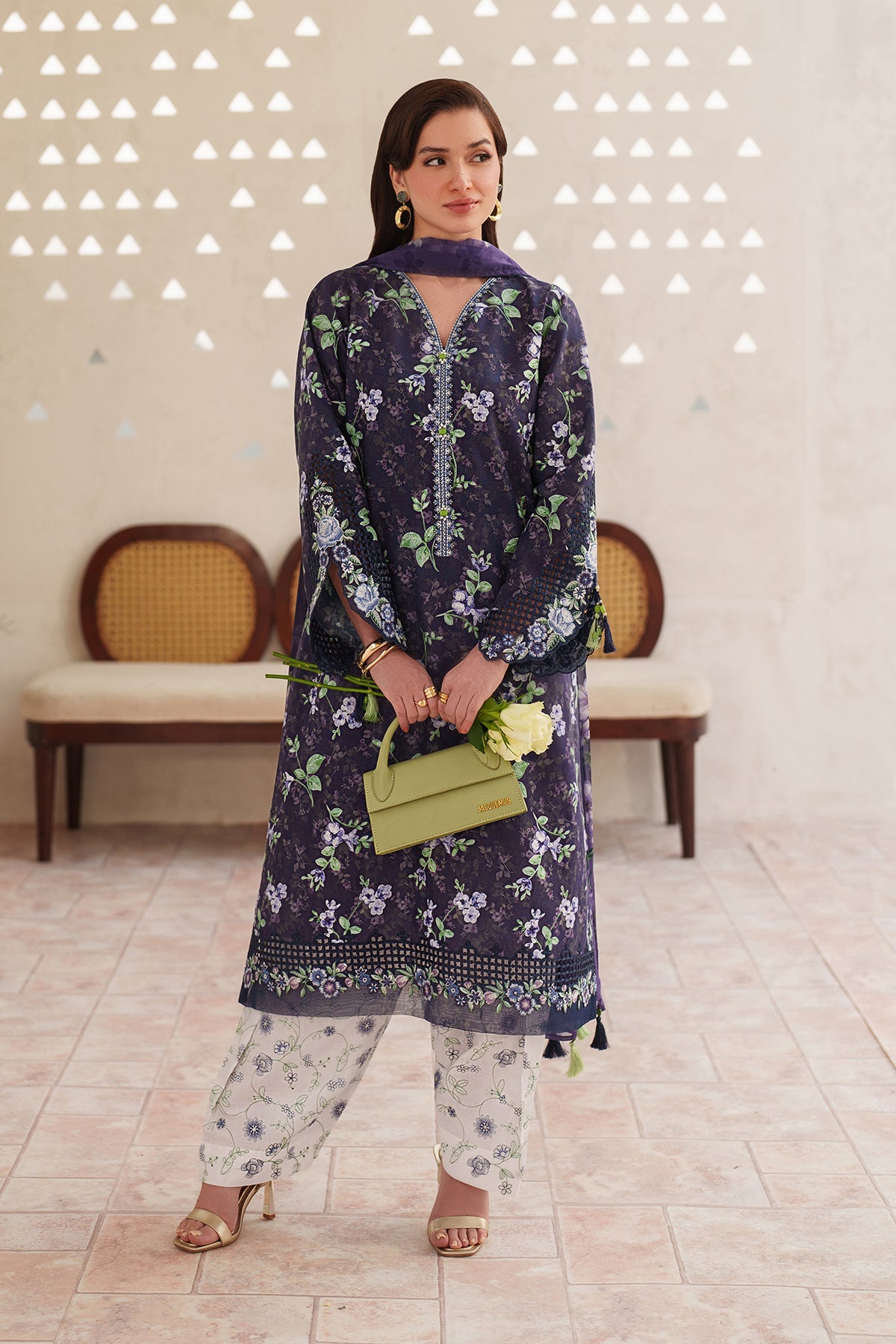 Baroque | Embroidered Lawn | SF-4405