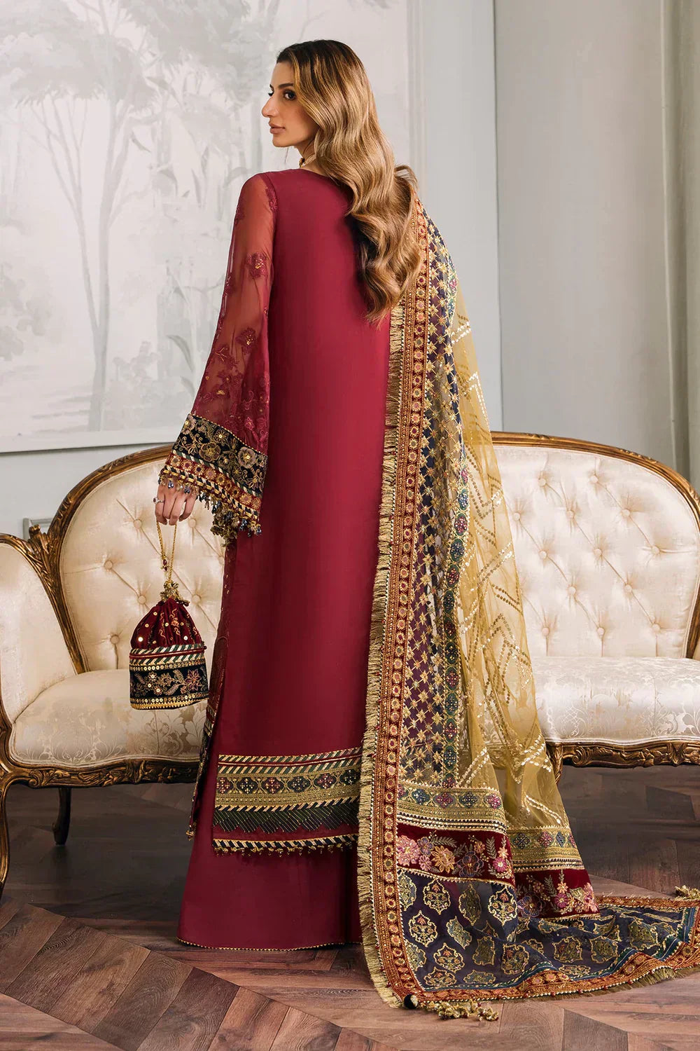 Baroque | Chantelle Embroidered Collection | CH12-07 - House Of Anaya