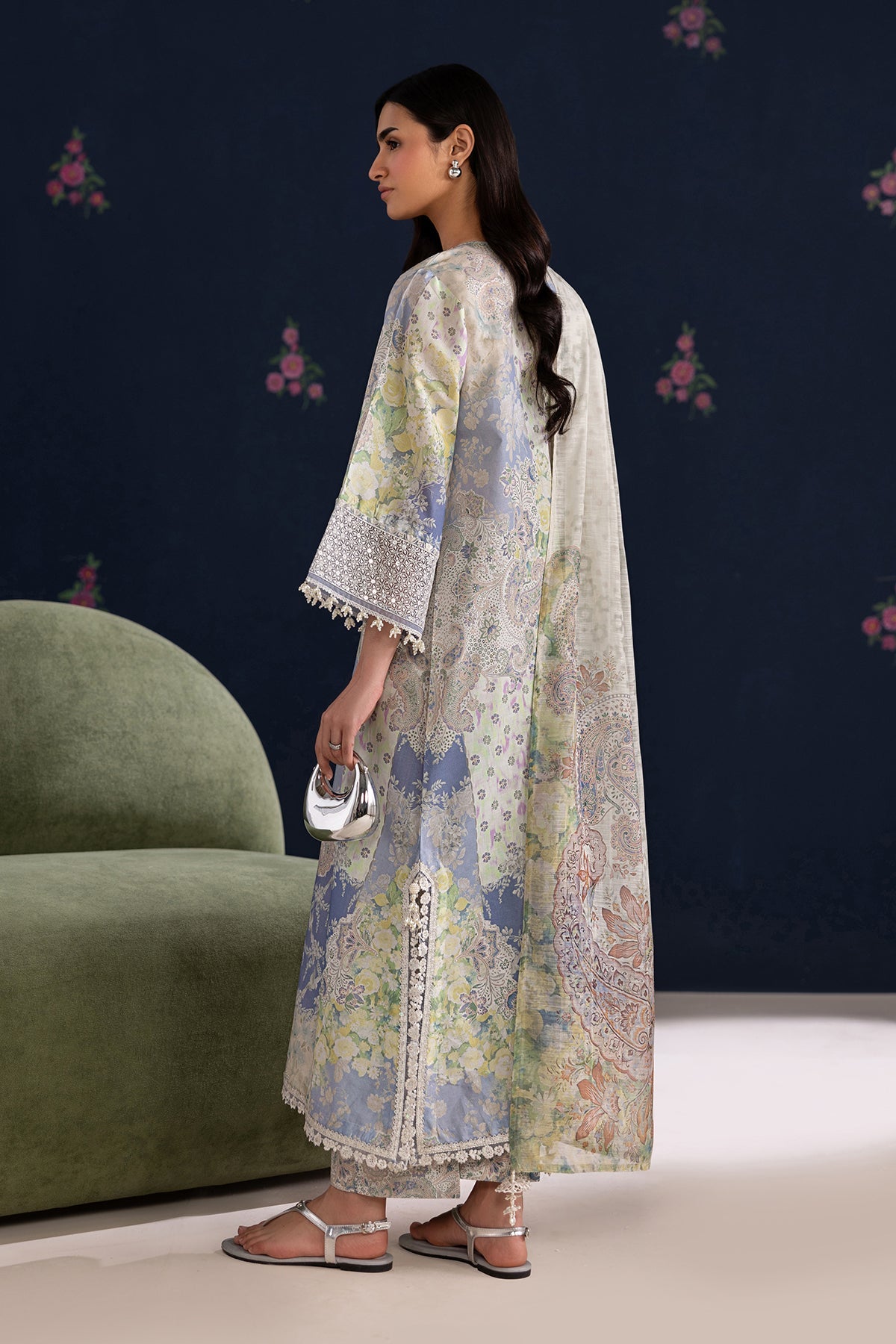 Baroque | Embroidered Lawn | SF-4459