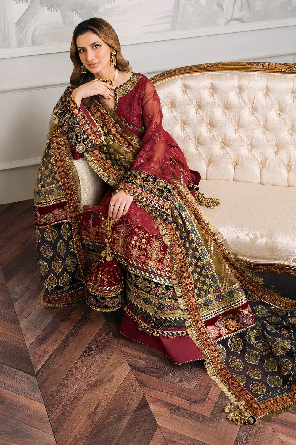 Baroque | Chantelle Embroidered Collection | CH12-07 - House Of Anaya
