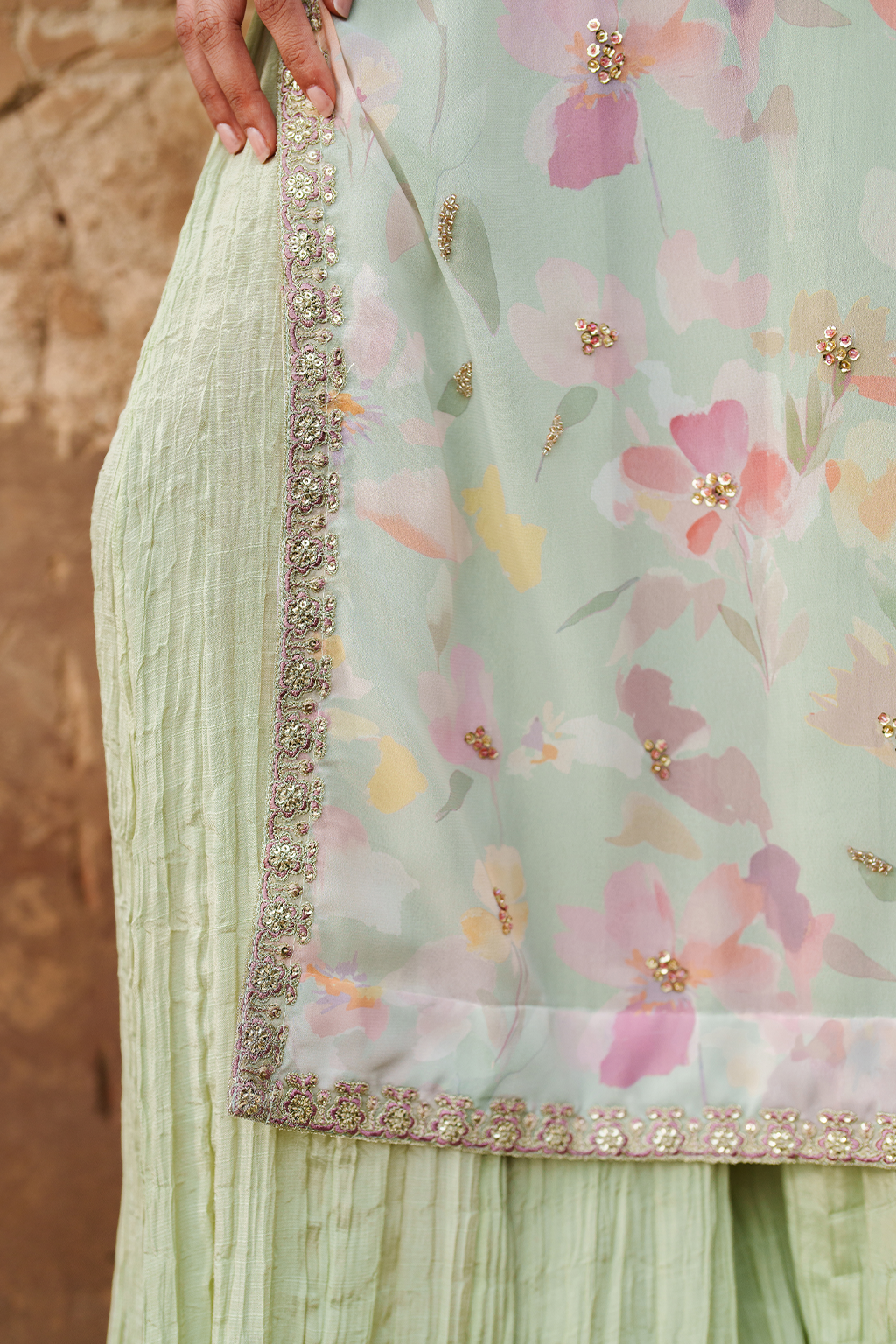 Iznik | Exclusive Formals | UE-549  Printed Chiffon