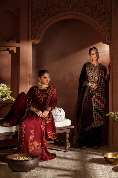 IZNIK | Raagni Velvet Formals | IV-58 Embroidered Velvet