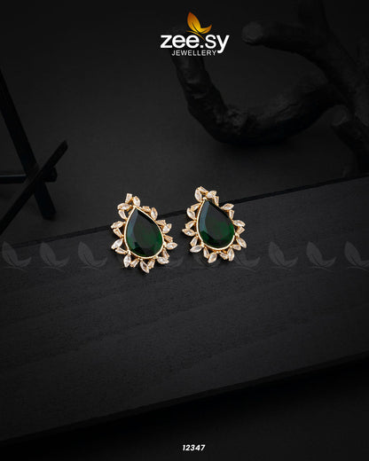 Oval Star Earrings - Libasekhas