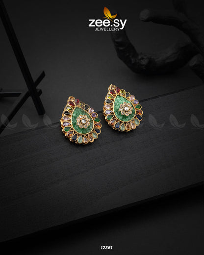 Slate Crush Earrings - Libasekhas