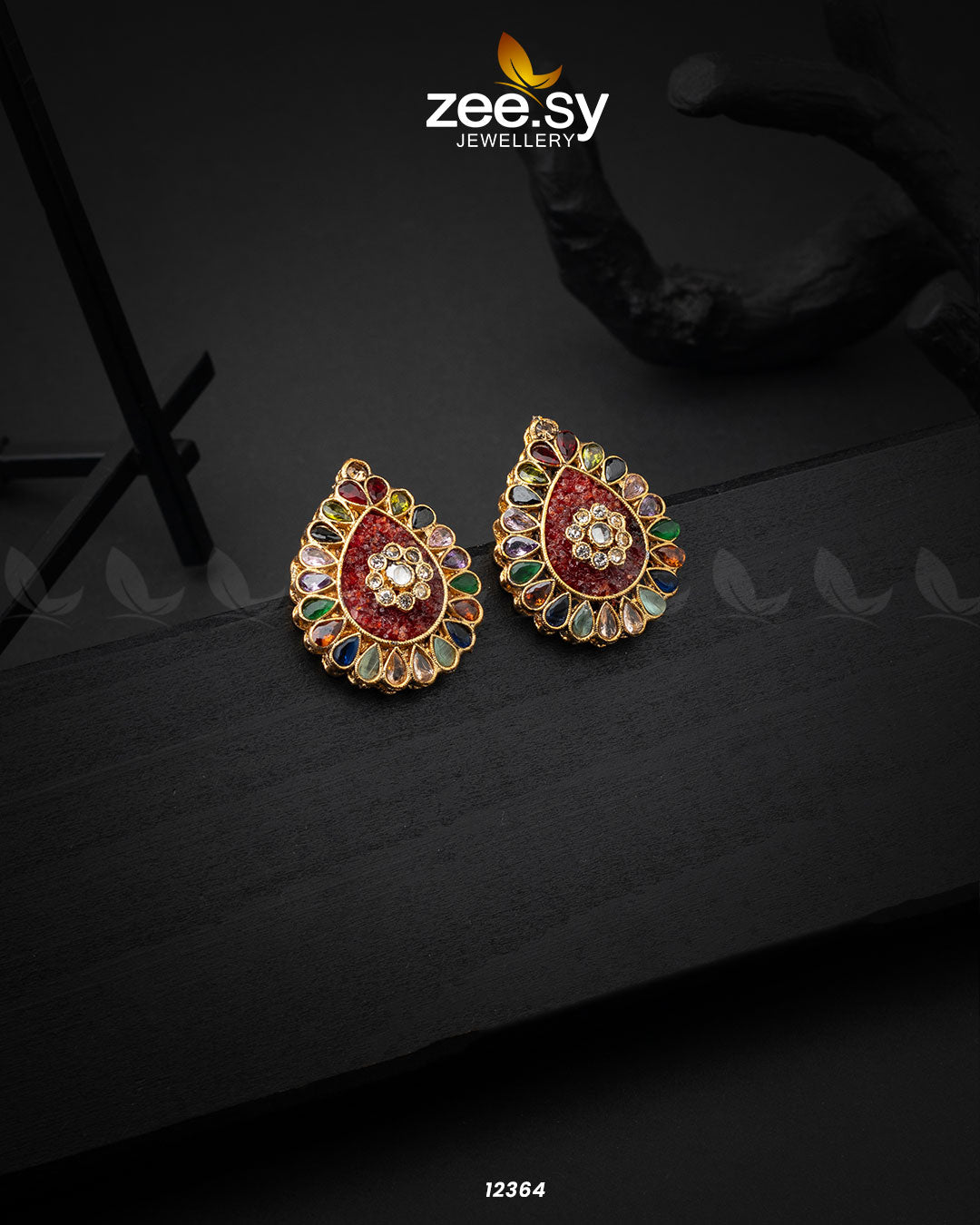 Slate Crush Earrings - Libasekhas