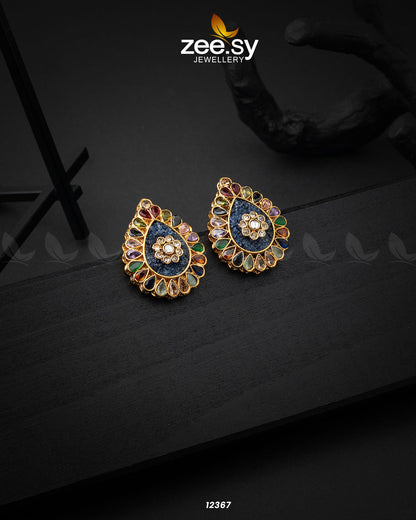 Slate Crush Earrings - Libasekhas
