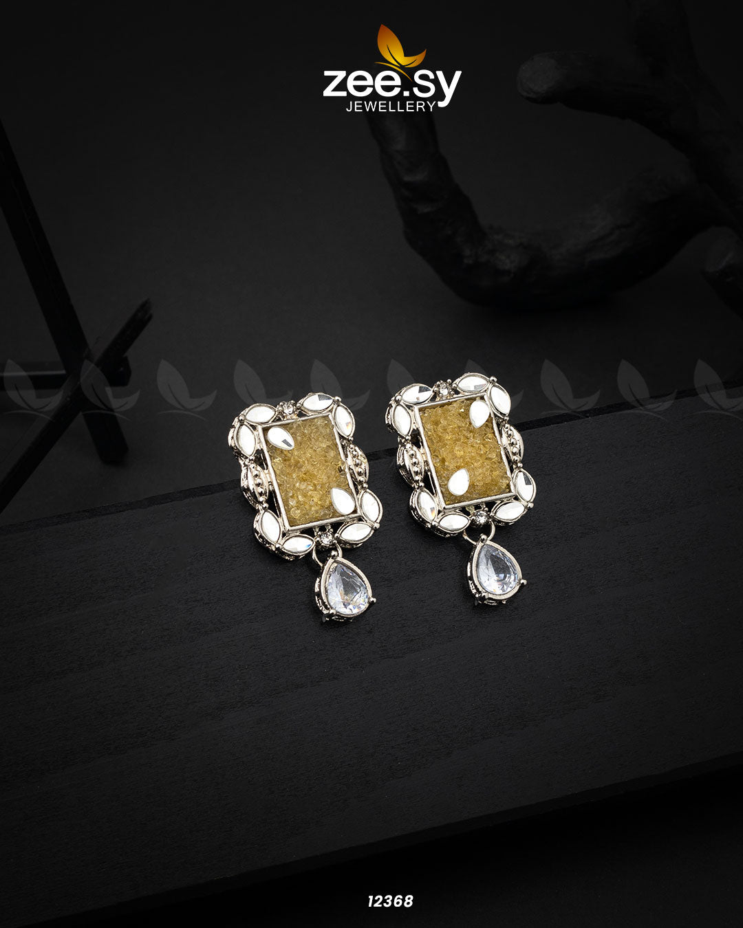 Agate Studs Earrings - Libasekhas