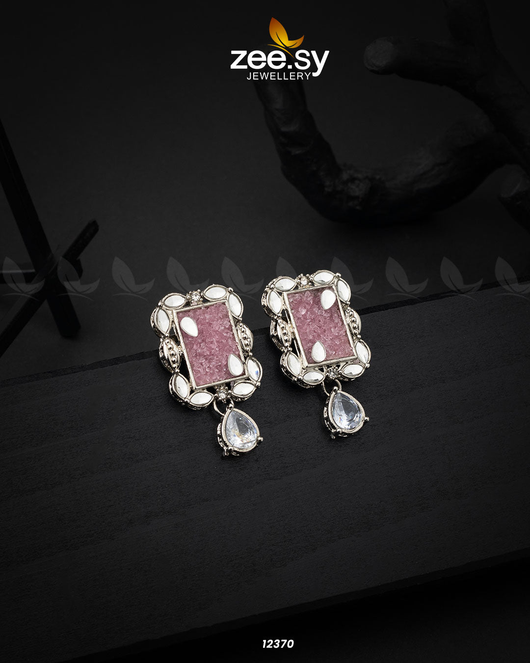 Agate Studs Earrings - Libasekhas