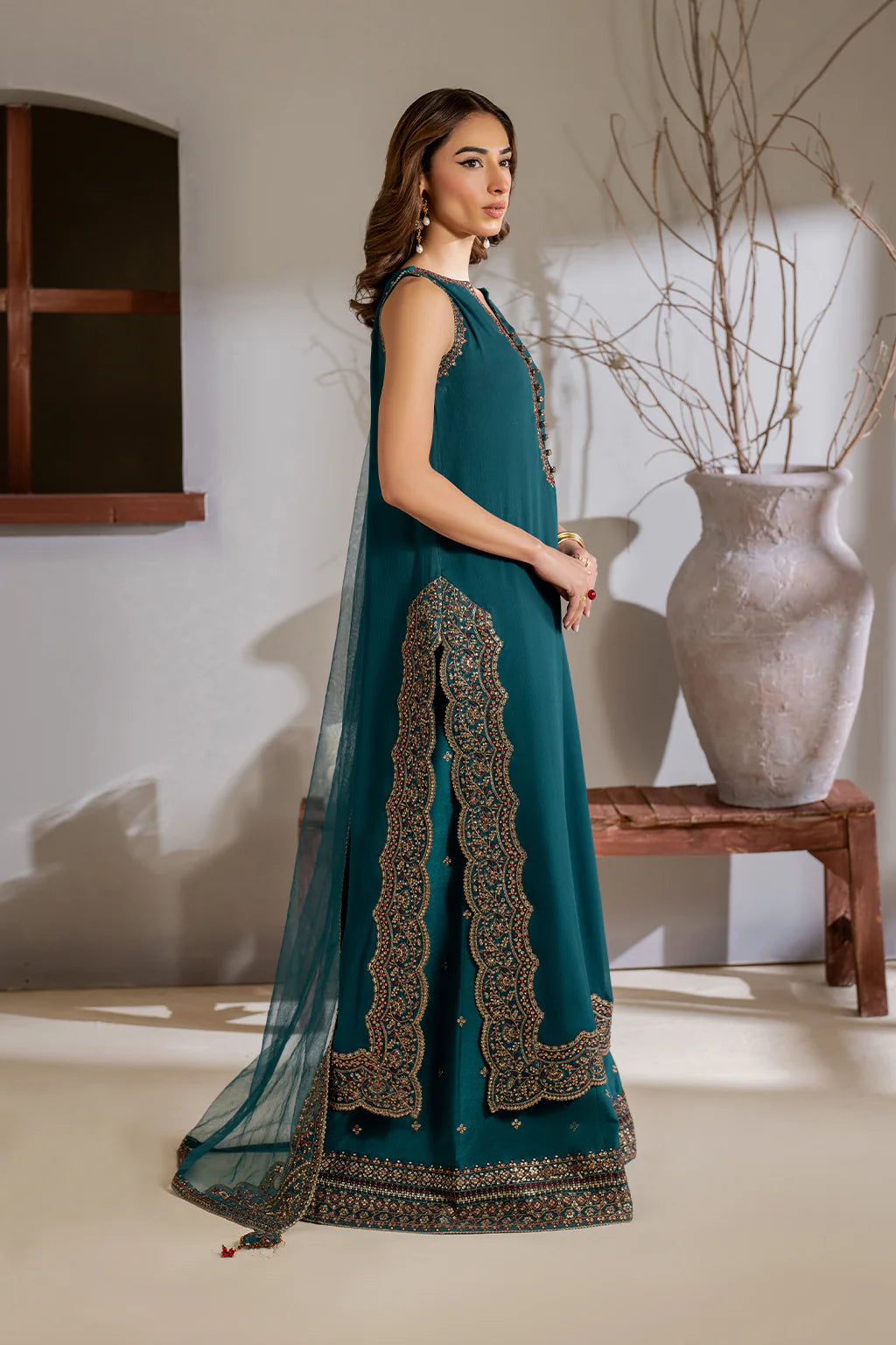 Iznik | Chinon Chiffon | CC-51 Embroidered Chiffon