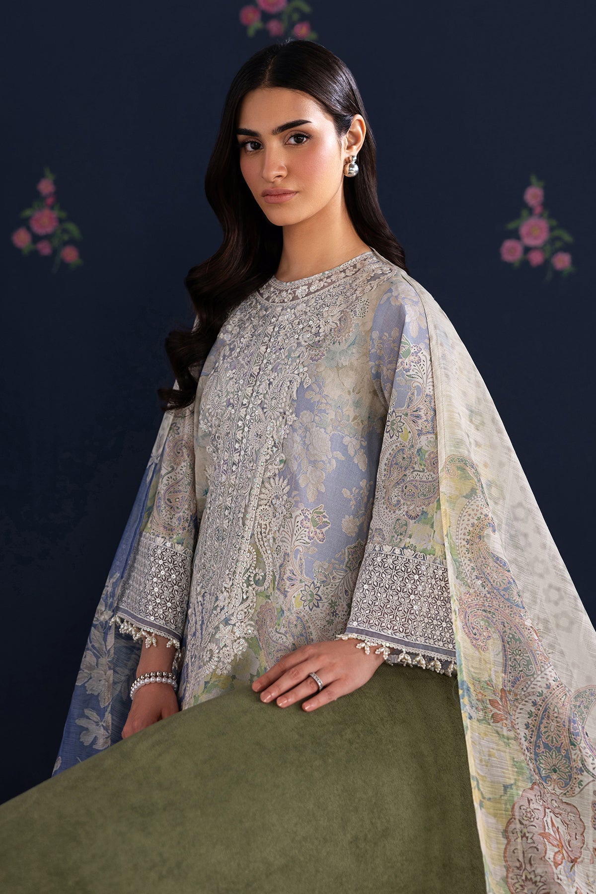 Baroque | Embroidered Lawn | SF-4459