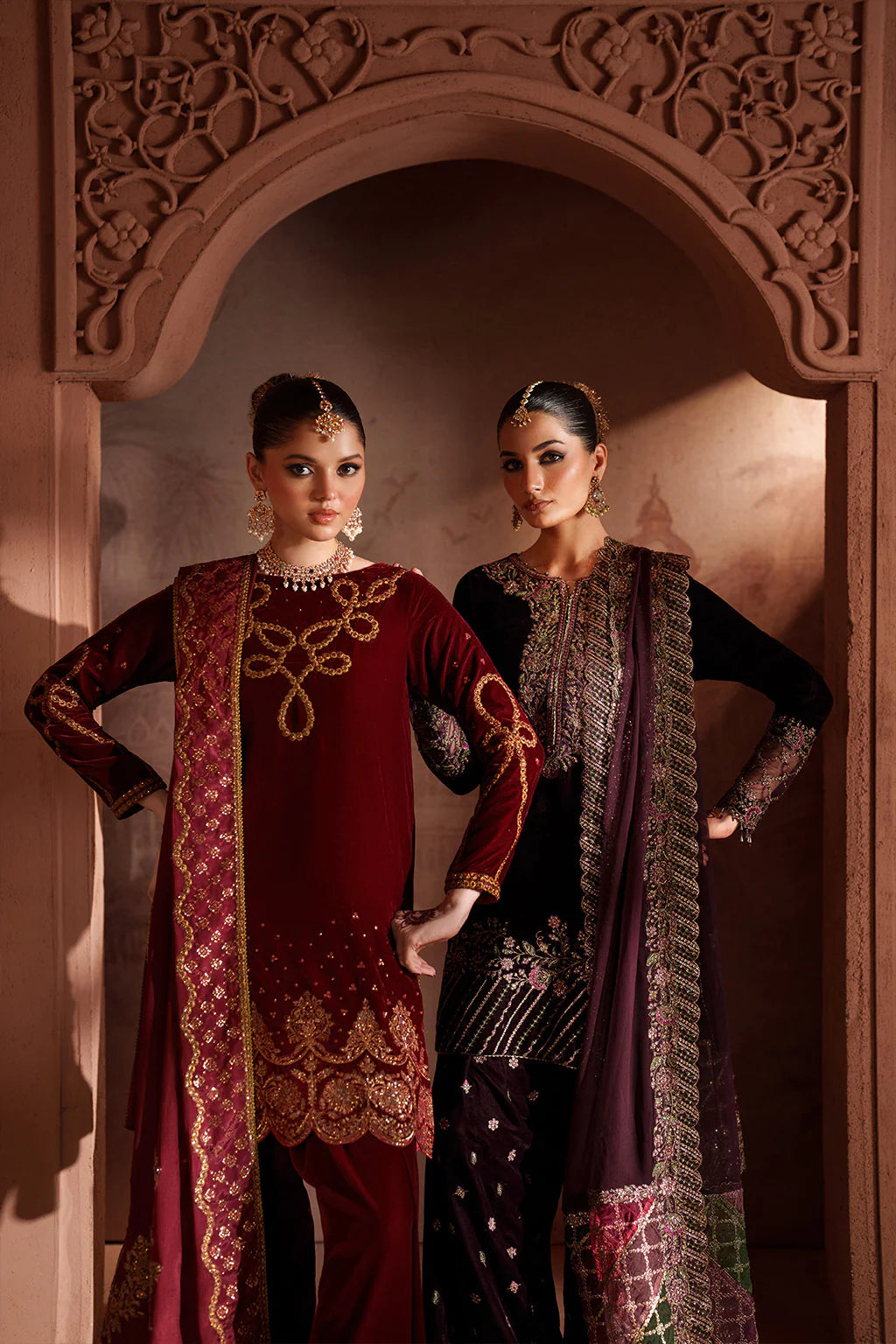 IZNIK | Raagni Velvet Formals | IV-58 Embroidered Velvet