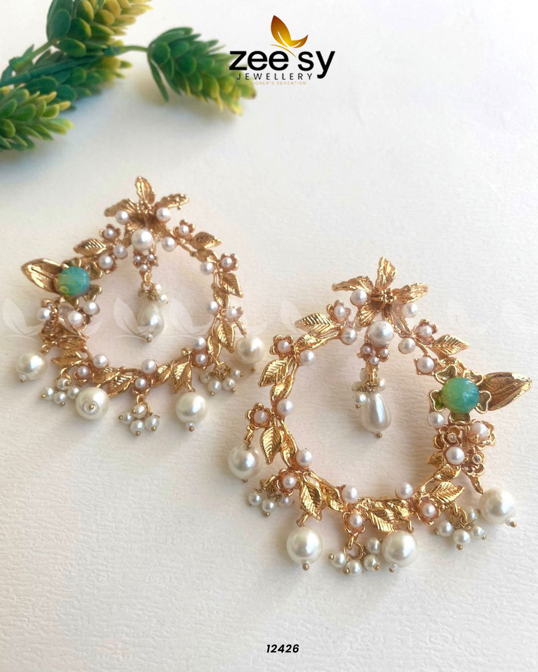 Leaf Earrings - Libasekhas