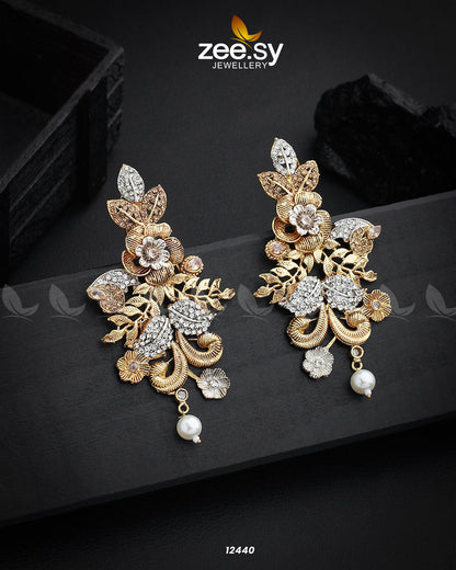 Floral Earrings - Libasekhas