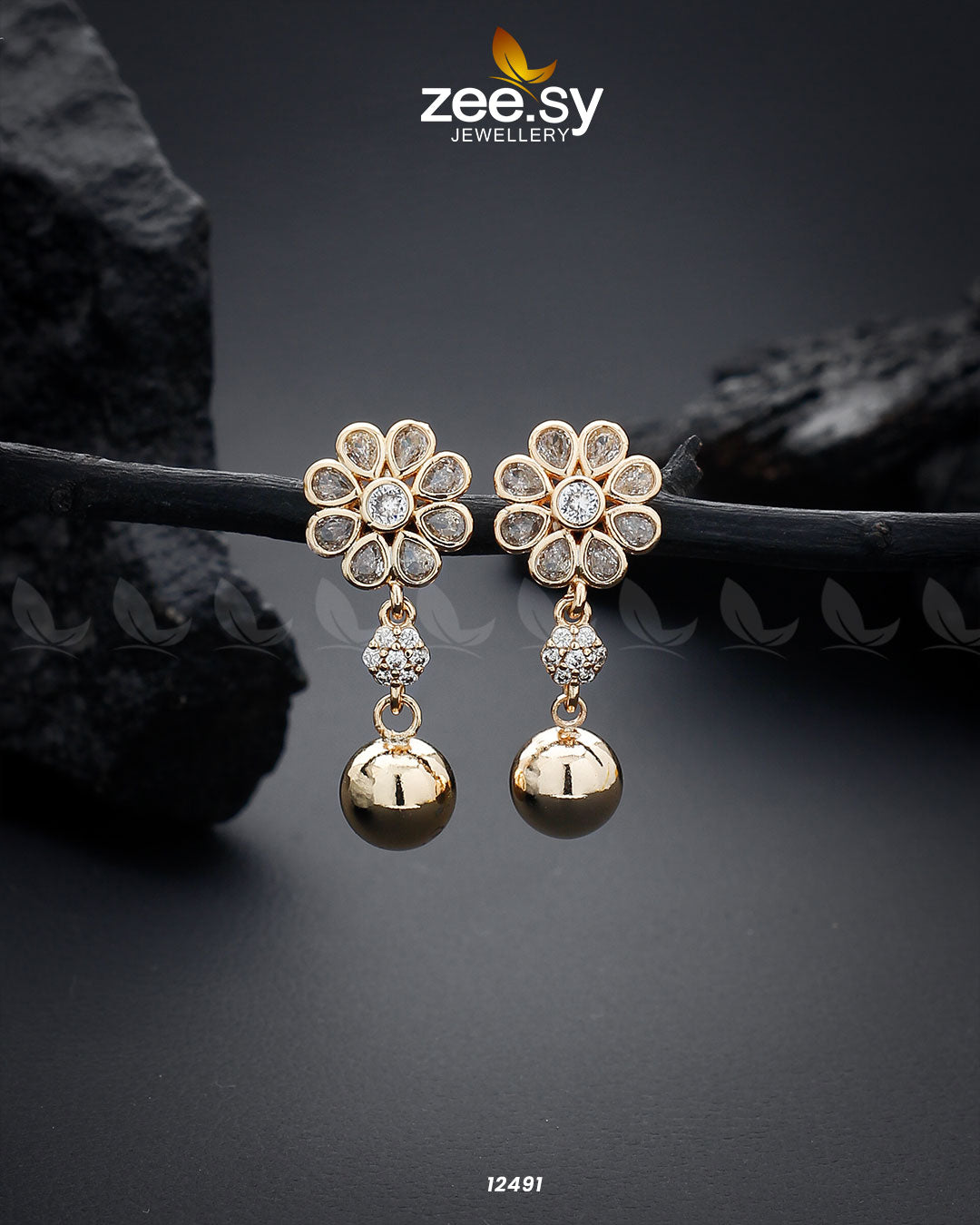 Glossy Flower Earring - Libasekhas