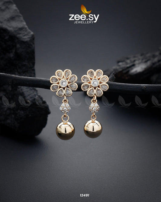 Glossy Flower Earring - Libasekhas