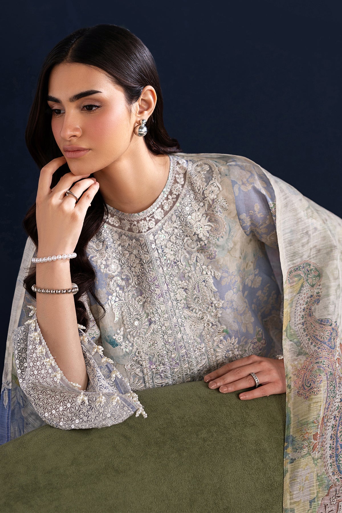 Baroque | Embroidered Lawn | SF-4459