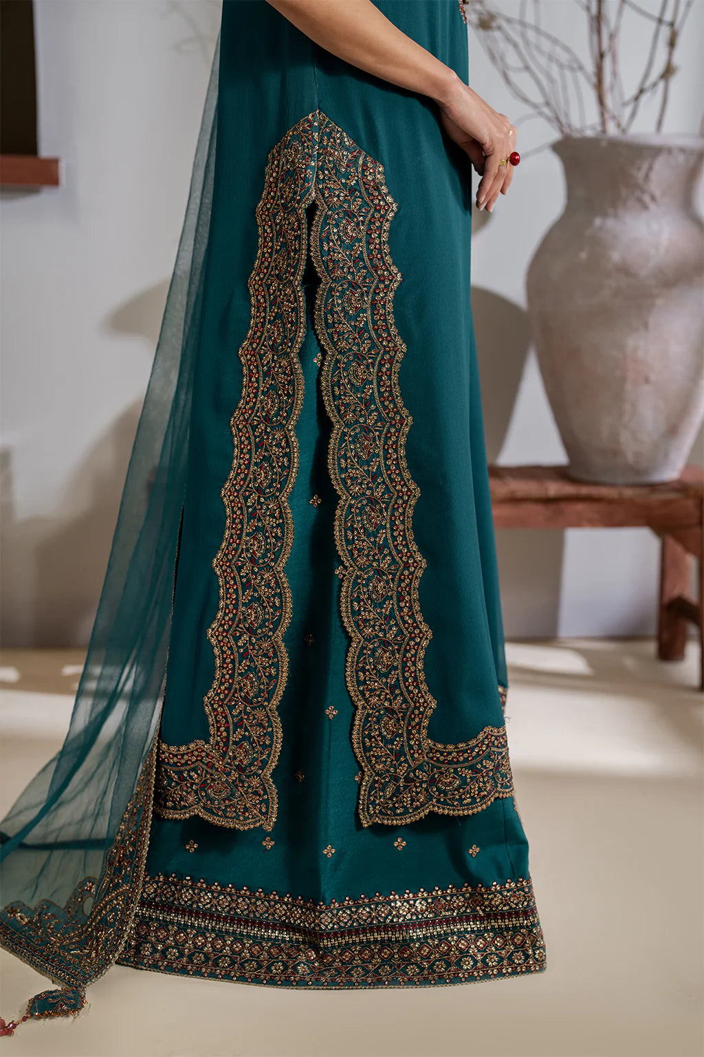 Iznik | Chinon Chiffon | CC-51 Embroidered Chiffon