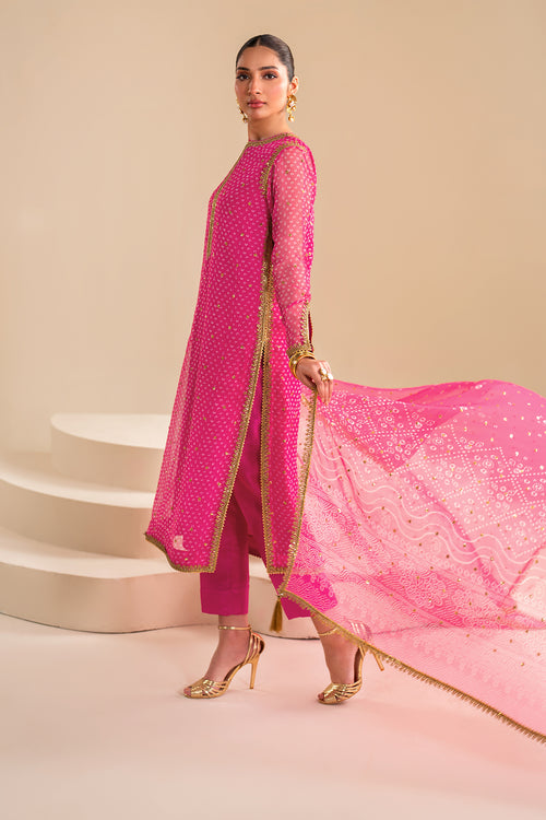 Baroque | Luxury Pret 24 | CHIFFON UF-626 - House Of Anaya